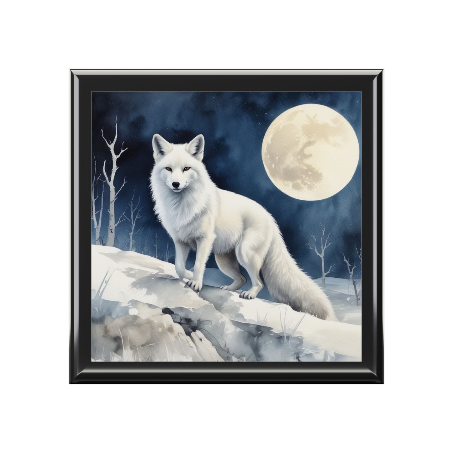 B1) Jewelry Box 'Arctic Fox'