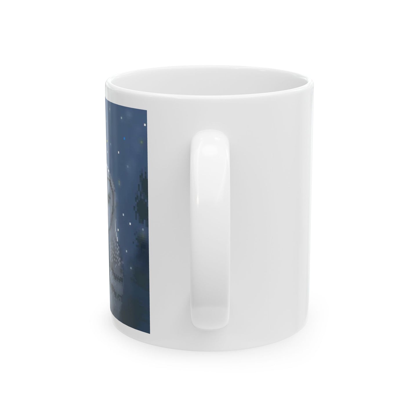 A3) Hand drawn Ceramic Mug, (11oz, 15oz) 'Moonlit Night'